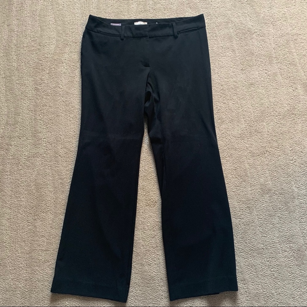 LOFT 10P Petite Black Trousers